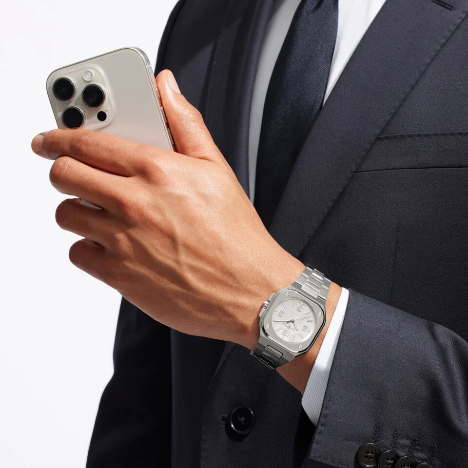 ベル＆ロス Bell&Ross BR05A-S-MP-ST/SST BR-05 36 mm Mother Of Pearl Steel 自動巻