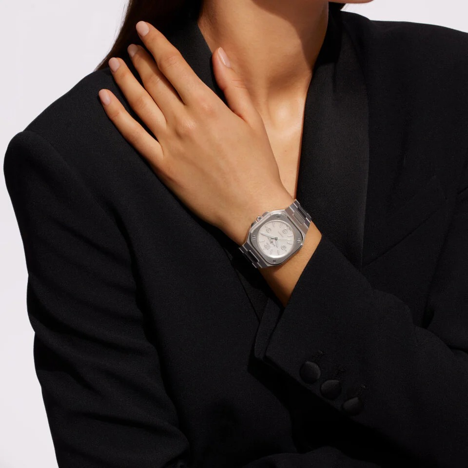 ベル＆ロス Bell&Ross BR05A-S-MP-ST/SST BR-05 36 mm Mother Of Pearl Steel 自動巻