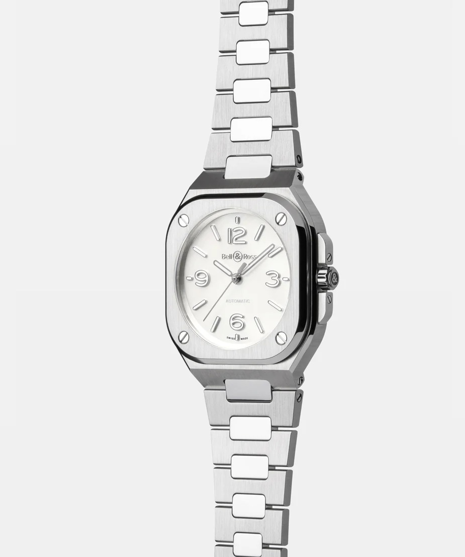 ベル＆ロス Bell&Ross BR05A-S-MP-ST/SST BR-05 36 mm Mother Of Pearl Steel 自動巻