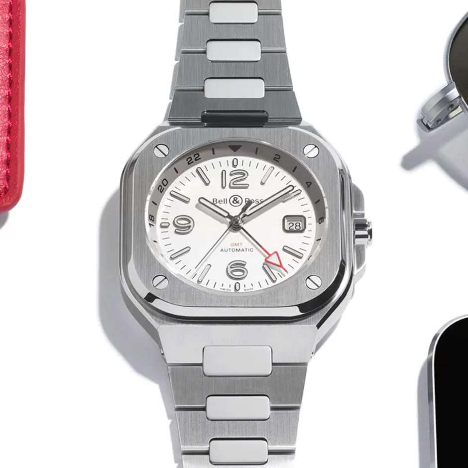 BR05 GMT WHITE BR05G-SI-ST/SST Bell&Ross ベルアンドロス