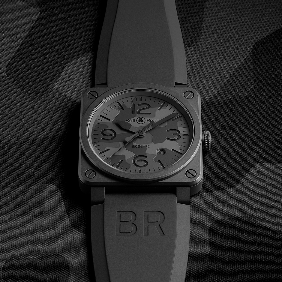 BR 03-92 BLACK CAMO BR0392-CAMO-CE/SRB Bell&Ross ベル＆ロス