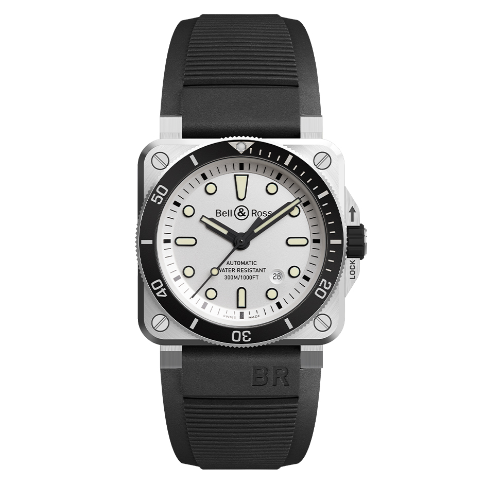 BR 03-92 DIVER WHITE BR0392-D-WH-ST/SRB Bell&Ross ベルアンドロス