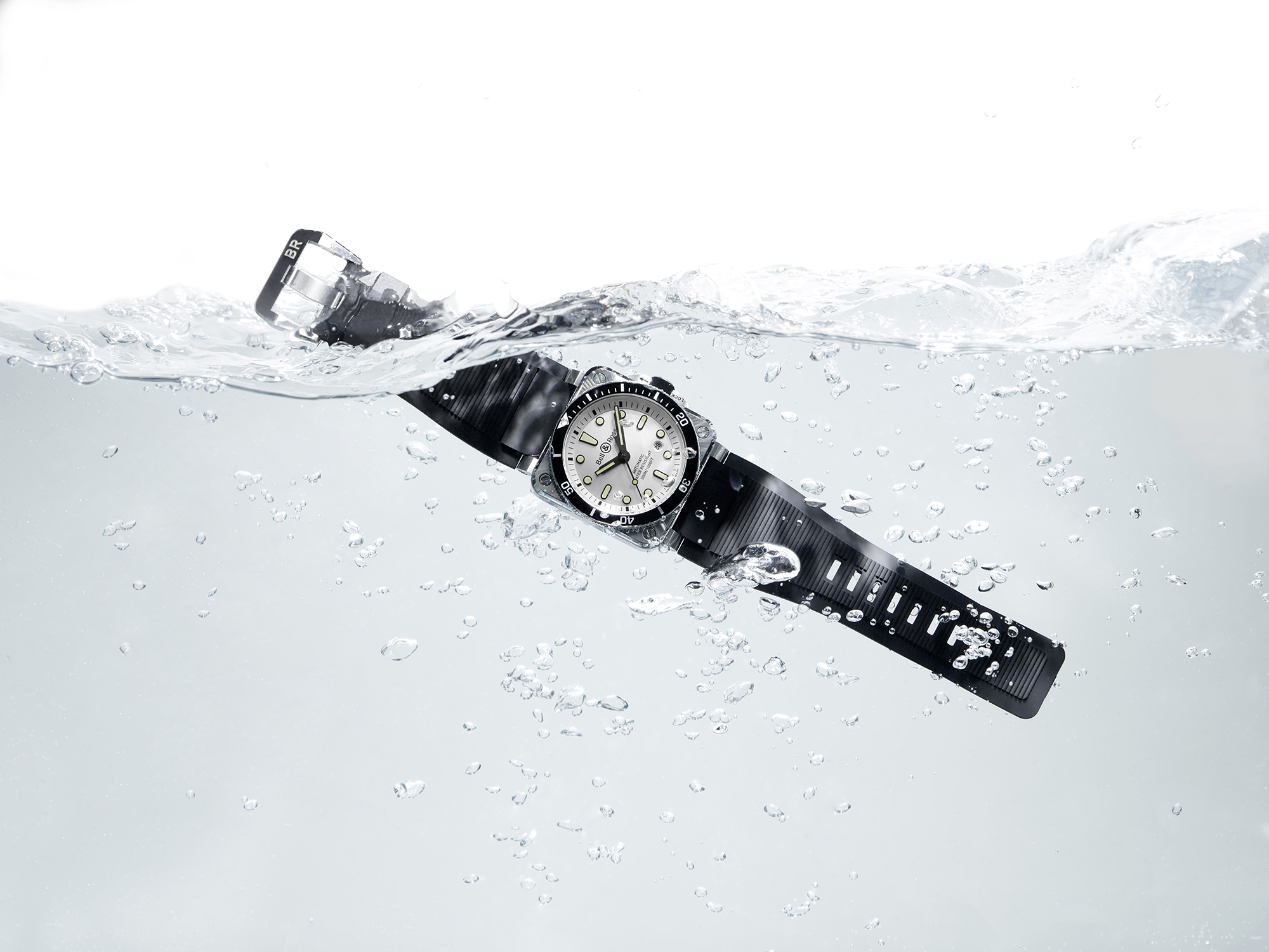 BR 03-92 DIVER WHITE BR0392-D-WH-ST/SRB Bell&Ross ベルアンドロス
