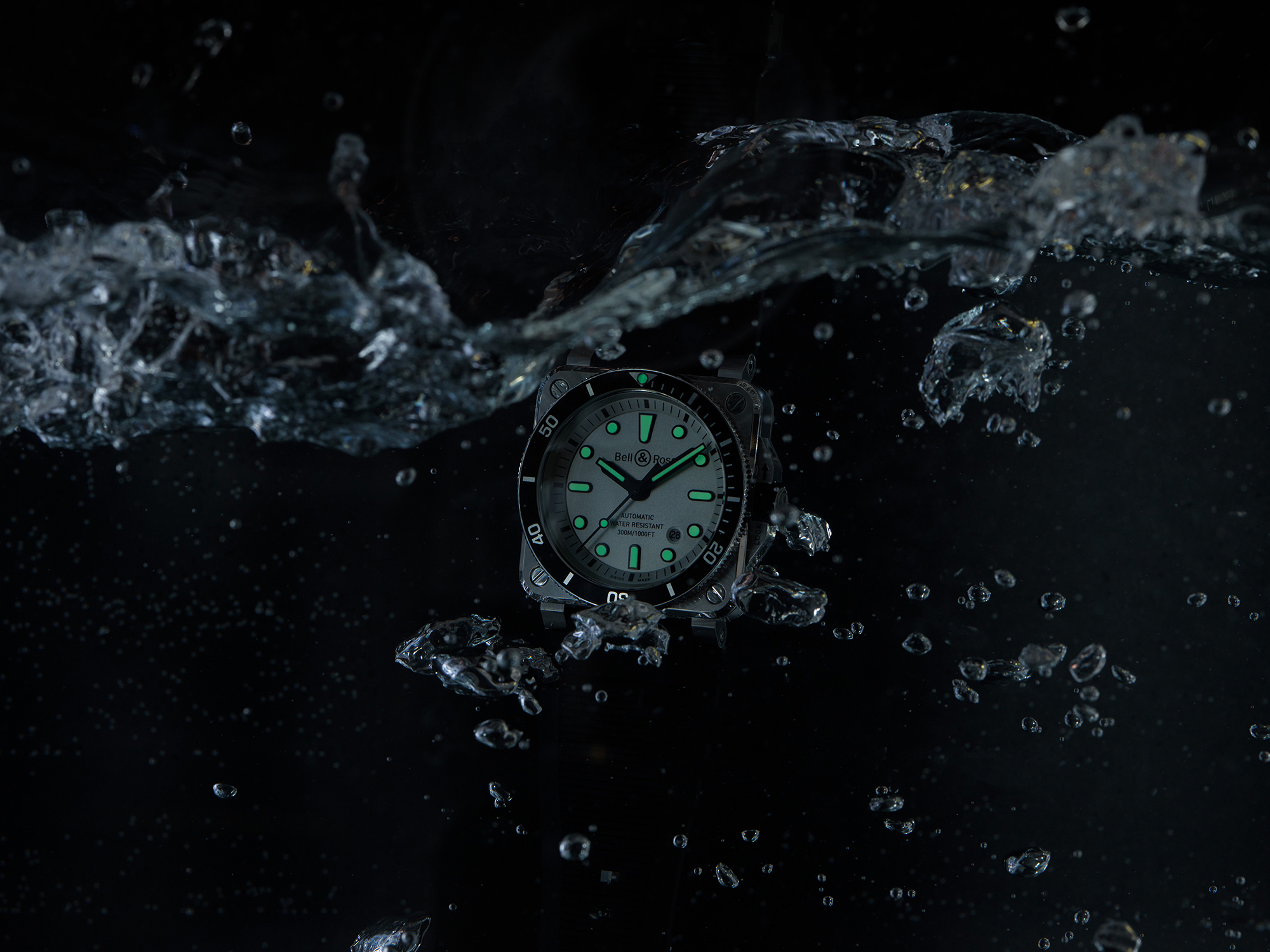 BR 03-92 DIVER WHITE BR0392-D-WH-ST/SRB Bell&Ross ベルアンドロス