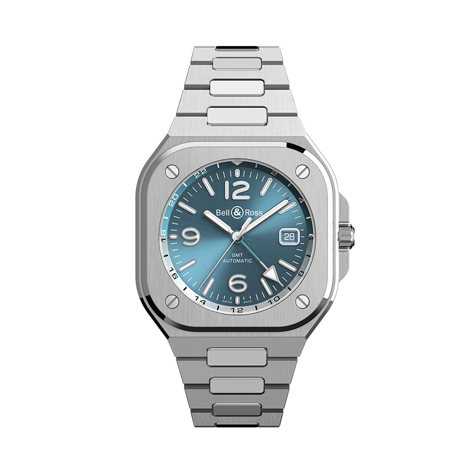 BR 05 GMT SKY BLUE BR05G-PB-ST/SST Bell&Ross ベルアンドロス