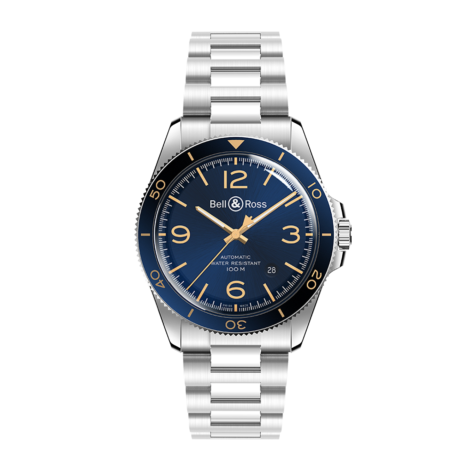 BR V2-92 AERONAVALE BRV292-BU-G-ST/SST Bell&Ross ベル＆ロス