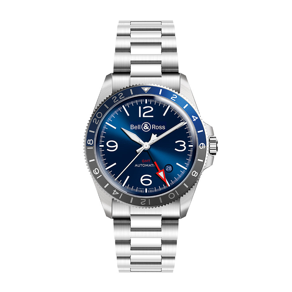 BR V2-93 GMT BLUE BRV293-BLU-ST/SST Bell&Ross ベル＆ロス